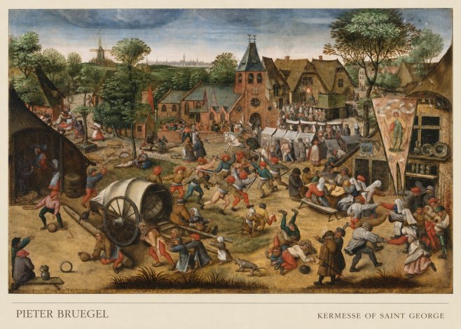 Pieter Bruegel Kermesse of Saint George No6 - Poszter
