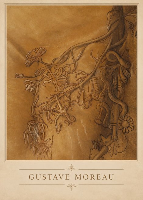Gustave Moreau Organic Forms Study No2 - Poszter