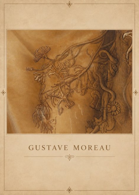 Gustave Moreau Organic Forms Study No3 - Poszter