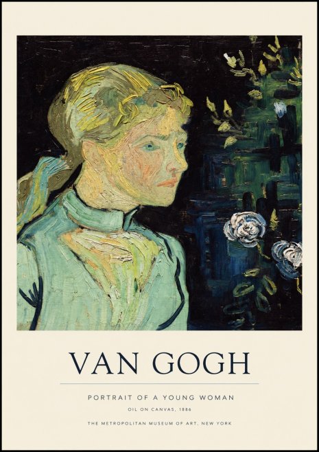 Van Gogh Portrait of a Young Woman No1 - Poszter