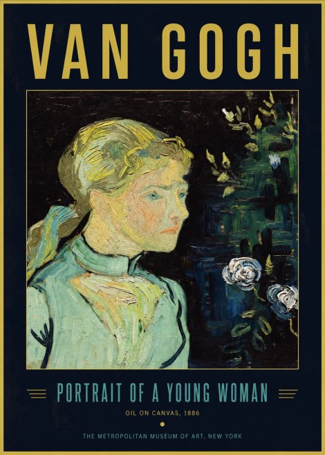 Van Gogh Portrait of a Young Woman No2 - Poszter