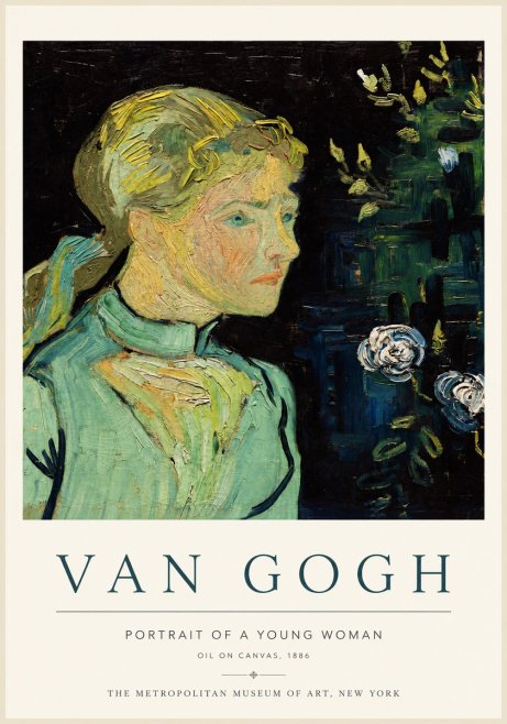 Van Gogh Portrait of a Young Woman No3 - Poszter