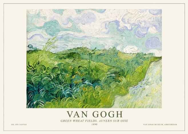 Van Gogh Green Wheat Fields, Auvern Sur Oise No1 - Poszter