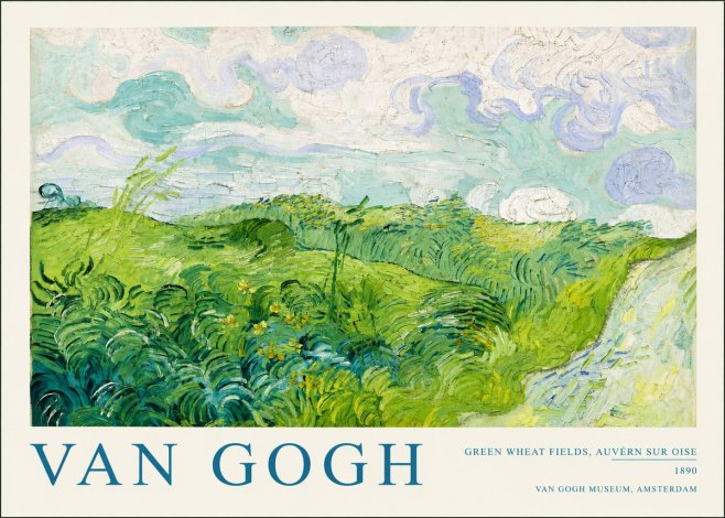 Van Gogh Green Wheat Fields, Auvern Sur Oise No2 - Poszter