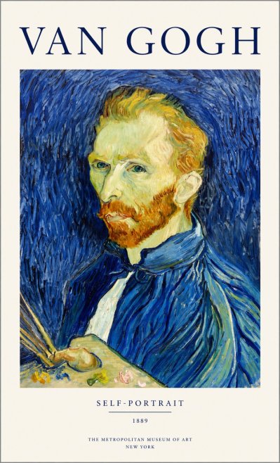 Van Gogh Self-portrait I No1 - Poszter