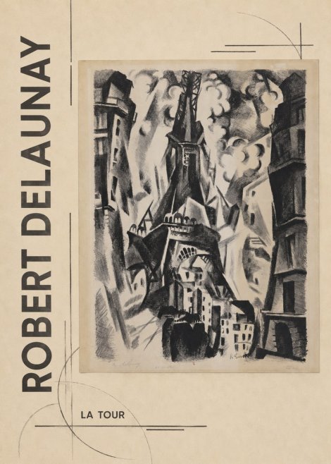 Robert Delaunay La Tour No2 - Poszter