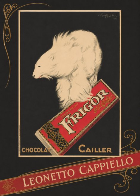 Leonetto Cappiello Chocolat Frigor No4 - Poszter