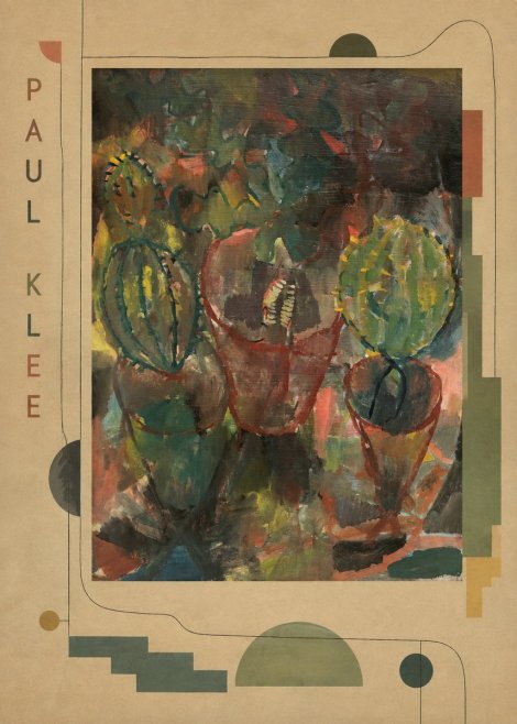 Paul Klee Three Potted Plants No3 - Poszter
