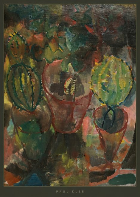 Paul Klee Three Potted Plants No5 - Poszter