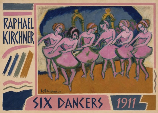 Raphael Kirchner Six Dancers No1 - Poszter