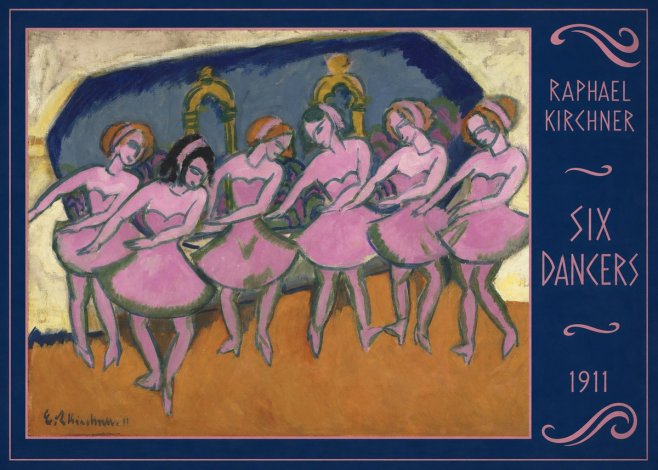 Raphael Kirchner Six Dancers No2 - Poszter