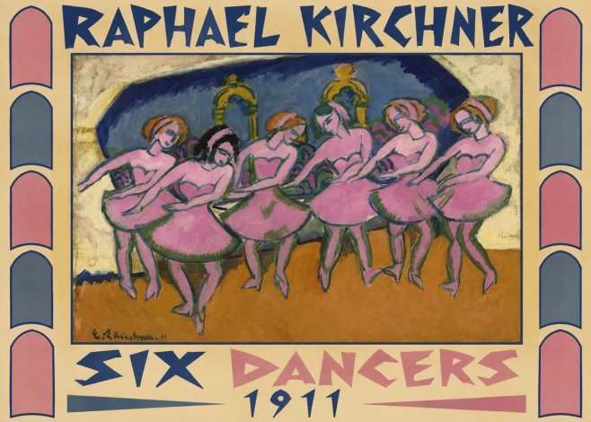 Raphael Kirchner Six Dancers No6 - Poszter