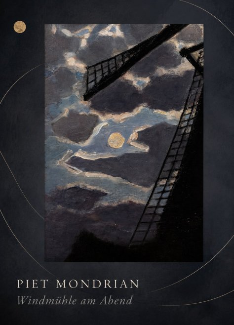 Piet Mondrian Windmühle Am Abend II No4 - Poszter