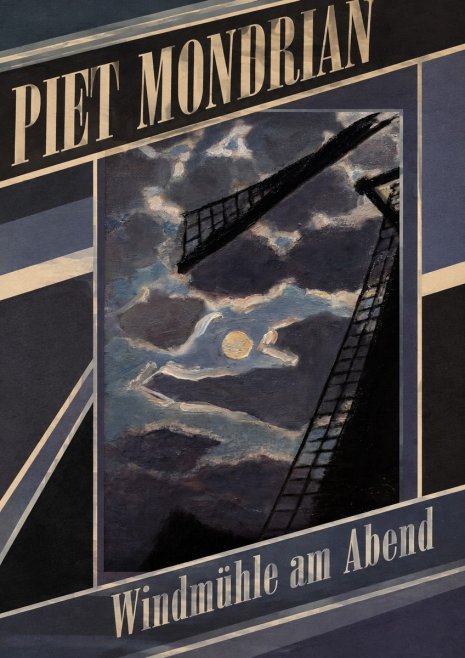 Piet Mondrian Windmühle Am Abend II No6 - Poszter