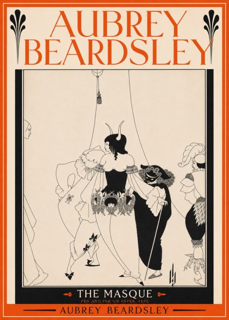 Aubrey Beardsley The Masque No3 - Poszter