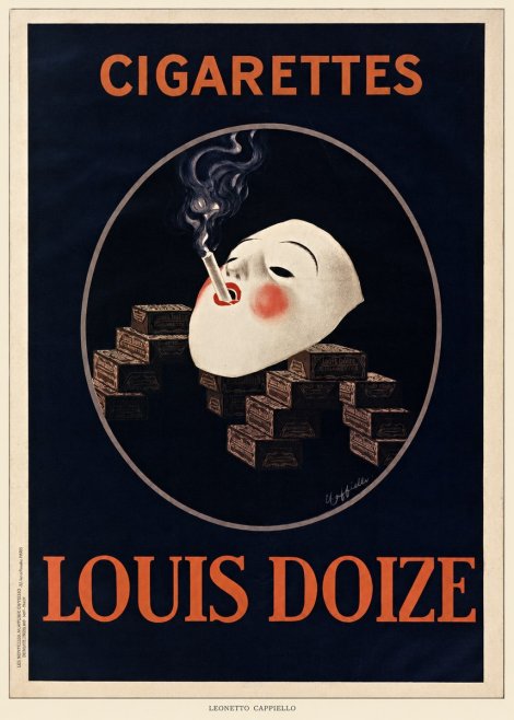 Leonetto Cappiello Cigarettes Louis Doize No6 - Poszter