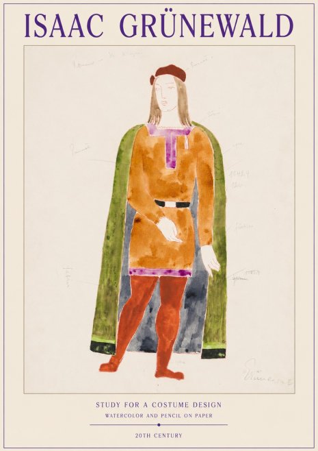Isaac Grünewald Study for a Costume Design No1 - Poszter