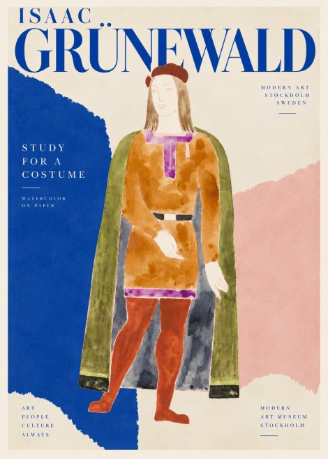 Isaac Grünewald Study for a Costume Design No4 - Poszter