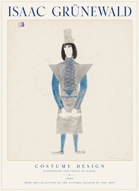 Isaac Grünewald Costume Design X No1 - Poszter