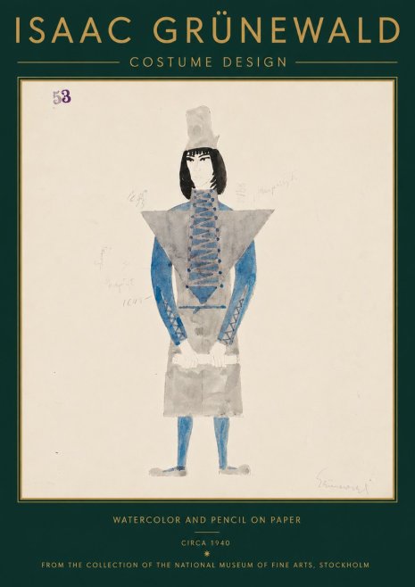 Isaac Grünewald Costume Design X No4 - Poszter