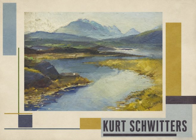 Kurt Schwitters Landschaft No3 - Poszter