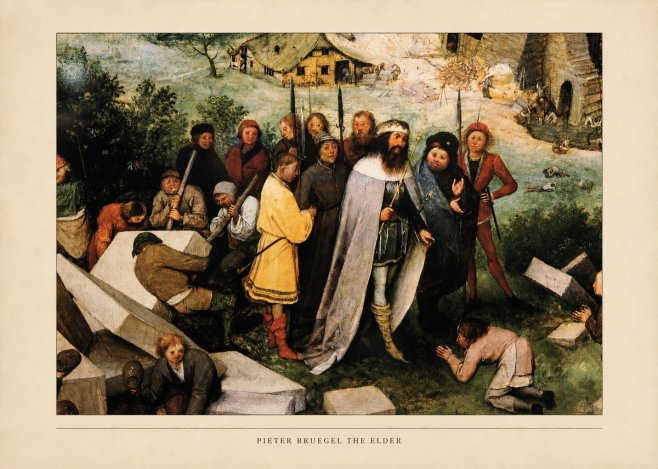 Pieter Bruegel The Blind Leading the Blind III No5 - Poszter
