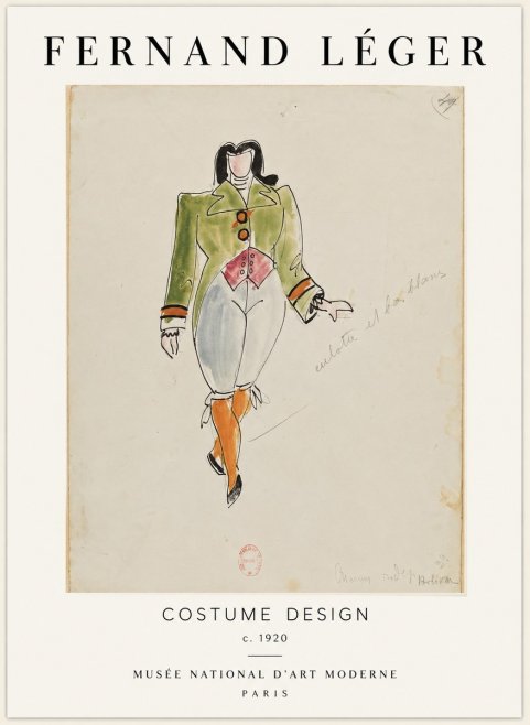 Fernand Léger Costume Design II No1 - Poszter