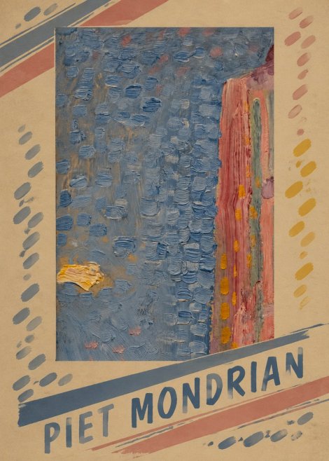 Piet Mondrian Façade in Sunlight No5 - Poszter