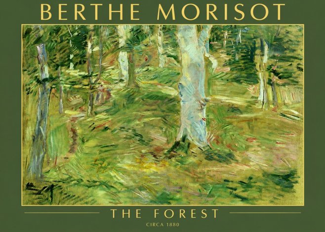 Berthe Morisot The Forest No2 - Poszter