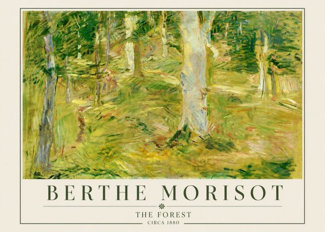 Berthe Morisot The Forest No4 - Poszter