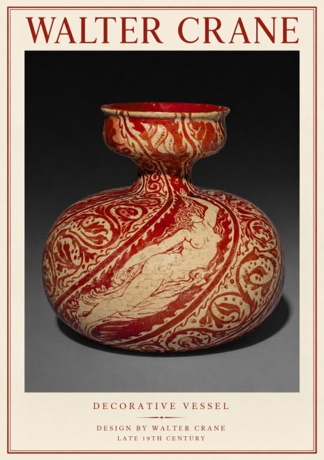 Walter Crane Decorative Vessel No1 - Poszter