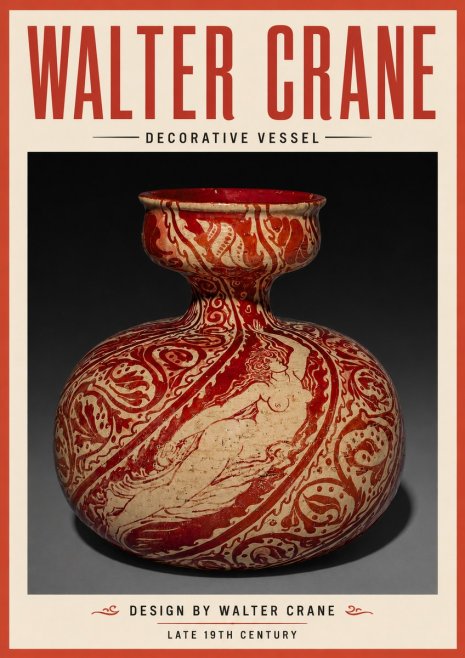Walter Crane Decorative Vessel No4 - Poszter