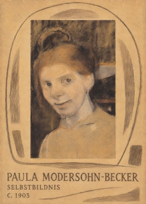 Paula Modersohn-Becker Selbstbildnis No3 - Poszter