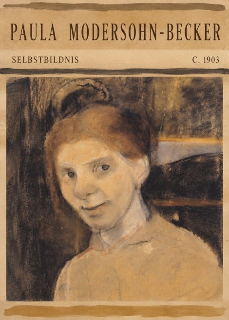 Paula Modersohn-Becker Selbstbildnis No5 - Poszter