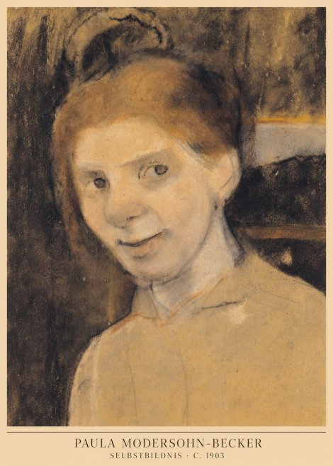 Paula Modersohn-Becker Selbstbildnis No6 - Poszter