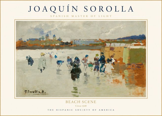 Sorolla Beach Scene No1 - Poszter