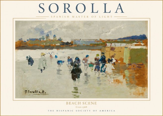 Sorolla Beach Scene No2 - Poszter
