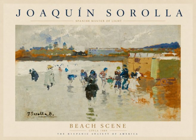 Sorolla Beach Scene No4 - Poszter