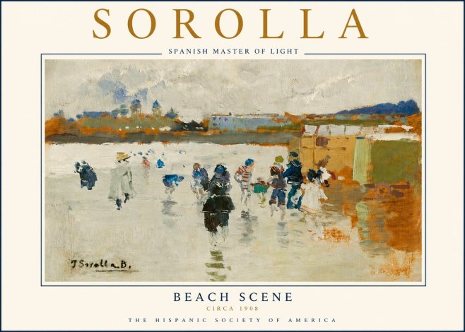 Sorolla Beach Scene No5 - Poszter