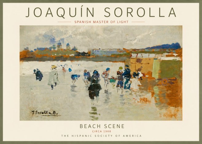 Sorolla Beach Scene No6 - Poszter