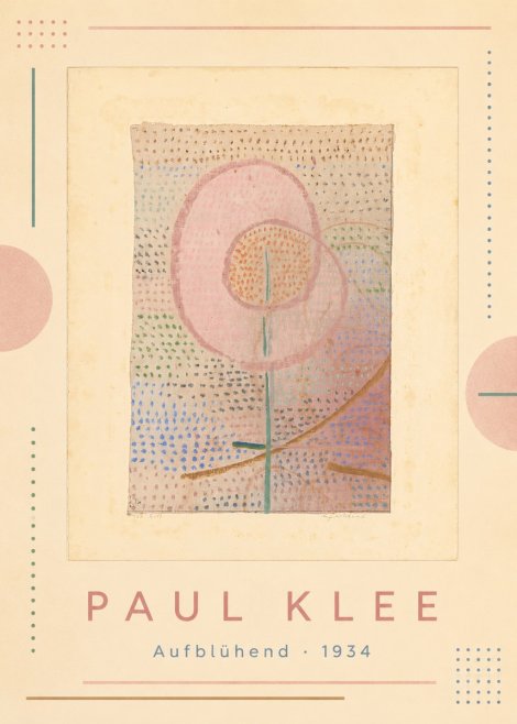 Paul Klee Aufblühend No1 - Poszter