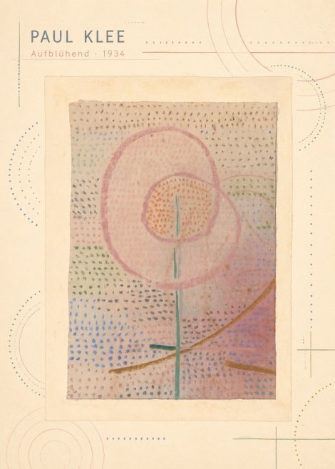 Paul Klee Aufblühend No3 - Poszter