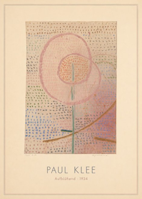 Paul Klee Aufblühend No4 - Poszter