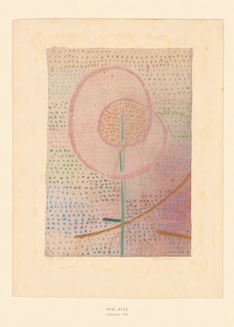 Paul Klee Aufblühend No5 - Poszter