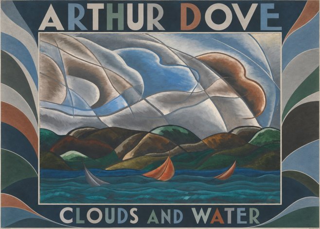 Arthur Dove Clouds and Water No1 - Poszter