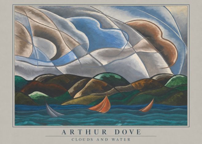 Arthur Dove Clouds and Water No4 - Poszter