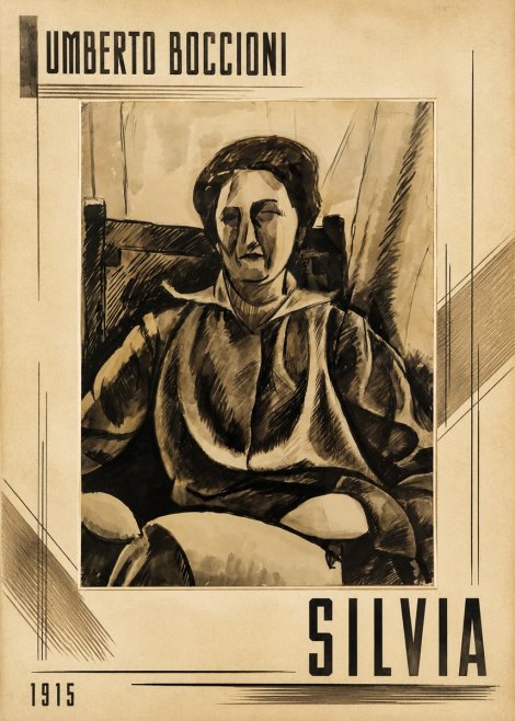 Umberto Boccioni Silvia No1 - Poszter