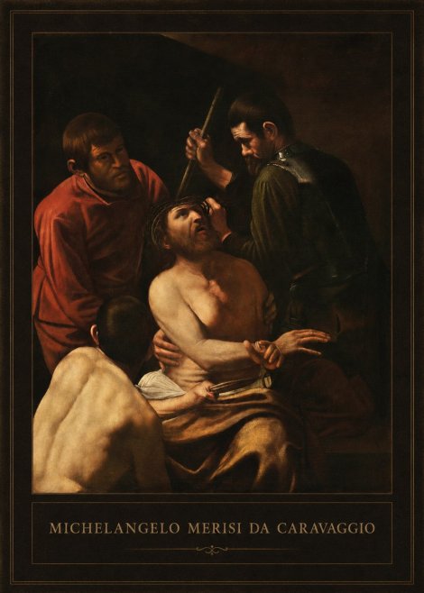 Michelangelo Merisi da Caravaggio Christ Crowned with Thorns No1 - Poszter