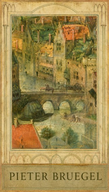Pieter Bruegel Cityscape with Bridge No1 - Poszter