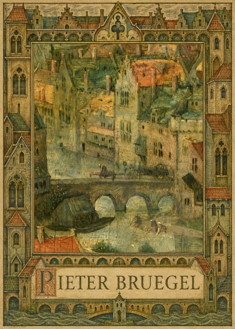 Pieter Bruegel Cityscape with Bridge No5 - Poszter
